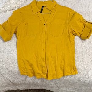 Cathy Mustard Yellow Shirt